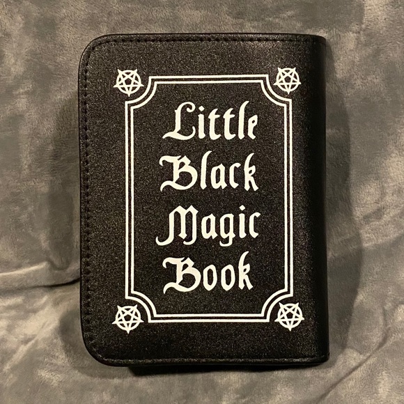 SOLD OUT Little Black Magic Book Purse - Picture 6 of 11